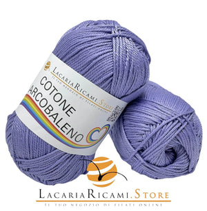 Cotone ARCOBALENO - LacariaRicami.Store - Colore: 35 - LAVANDA - by LacariaRicami.Store