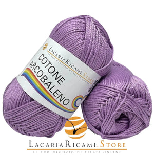 Cotone ARCOBALENO - LacariaRicami.Store - 37 - VIOLETTO - LacariaRicami.Store