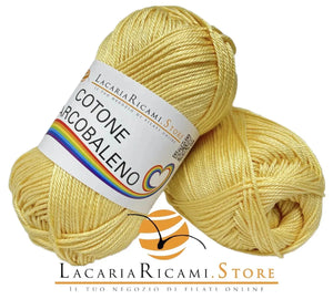 Cotone ARCOBALENO - LacariaRicami.Store - Colore: 42 - MIELE - by LacariaRicami.Store
