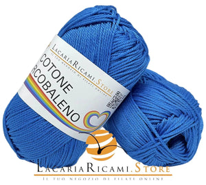 Cotone ARCOBALENO - LacariaRicami.Store - Colore: 44 - BLU COBALTO - by LacariaRicami.Store