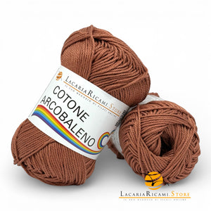 Cotone ARCOBALENO - LacariaRicami.Store - Colore: 60 - CASTAGNA - by LacariaRicami.Store