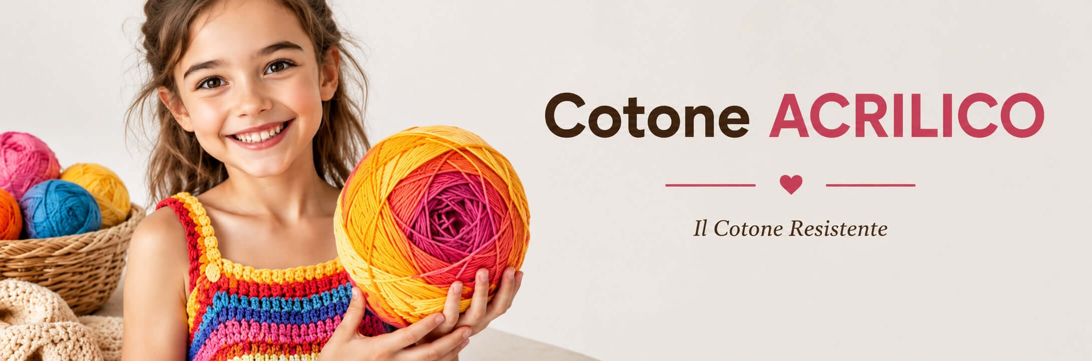 Cotone acrilico per uncinetto e amigurumi – gomitoli colorati e resistenti