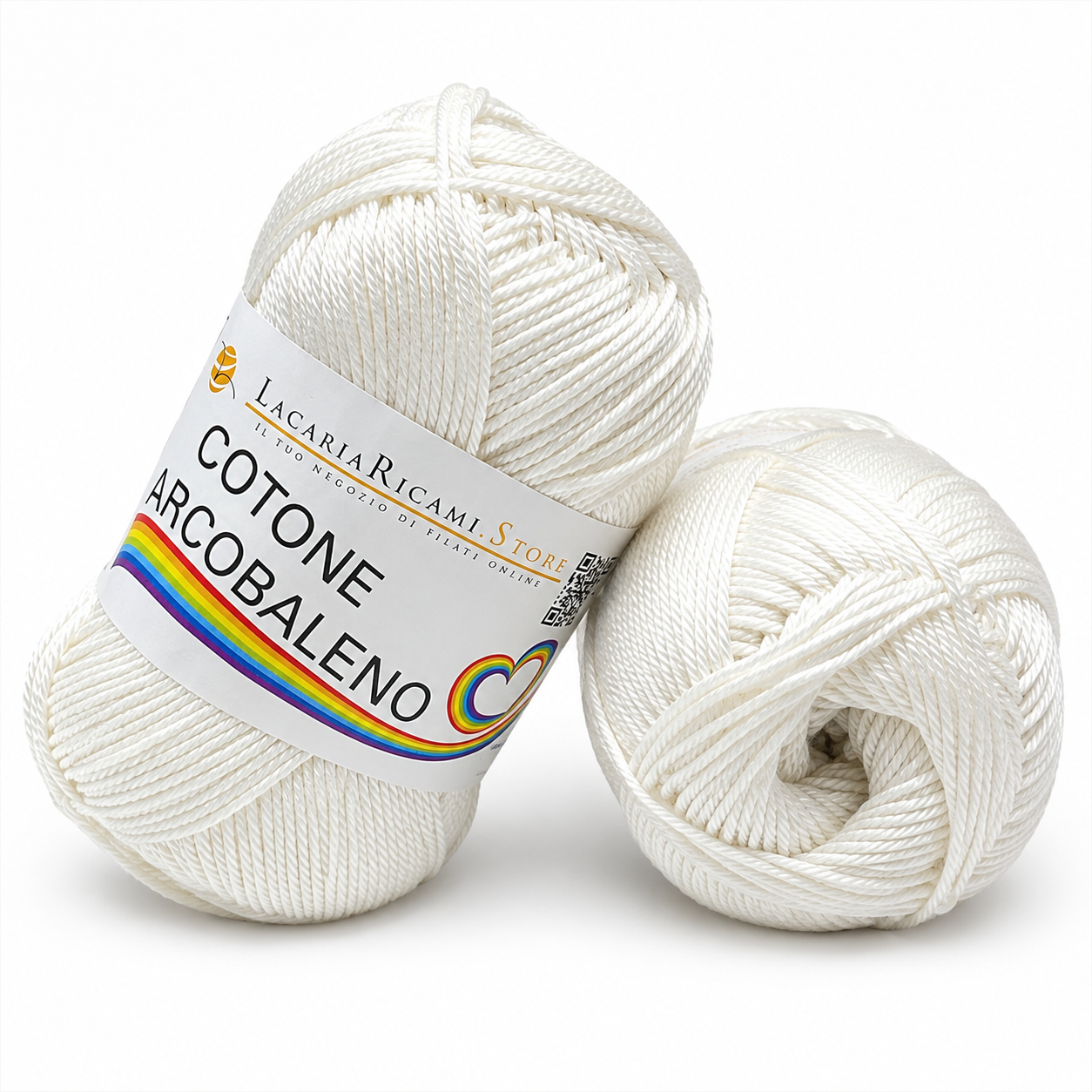 Cotone ARCOBALENO - LacariaRicami.Store