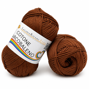 Cotone ARCOBALENO - LacariaRicami.Store - Colore: 05 - MARRONE - by LacariaRicami.Store