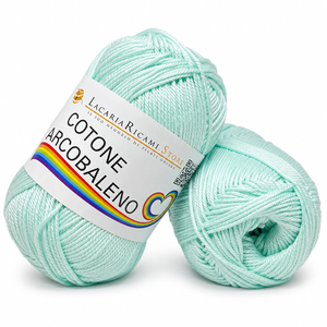 Cotone ARCOBALENO - LacariaRicami.Store - Colore: 20 - VERDE ACQUA - by LacariaRicami.Store