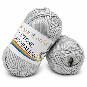 Cotone ARCOBALENO - LacariaRicami.Store - Colore: 38 - GRIGIO PERLA - by LacariaRicami.Store