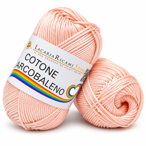 Cotone ARCOBALENO - LacariaRicami.Store - Colore: 41 - ROSA PELLE - by LacariaRicami.Store