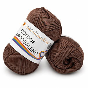 Cotone ARCOBALENO - LacariaRicami.Store - Colore: 51 - MARRONE SCURO - by LacariaRicami.Store