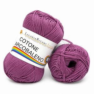 Cotone ARCOBALENO - LacariaRicami.Store - Colore: 95 - ORCHIDEA - by LacariaRicami.Store