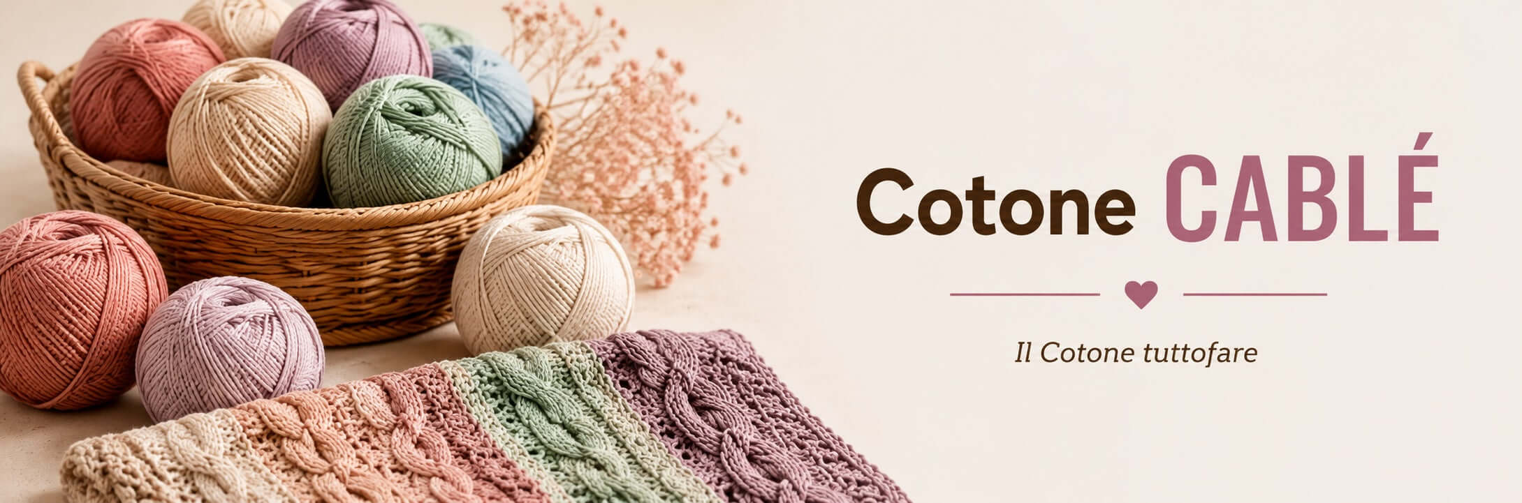 Cotone cablé per uncinetto – filato compatto per centrini e amigurumi