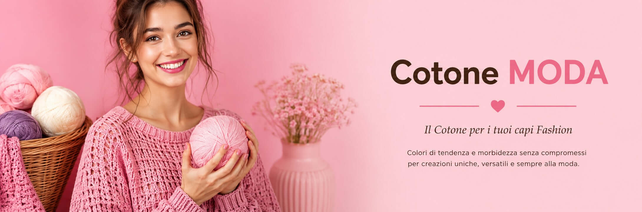 Filati di cotone moda per capi fashion fatti a mano