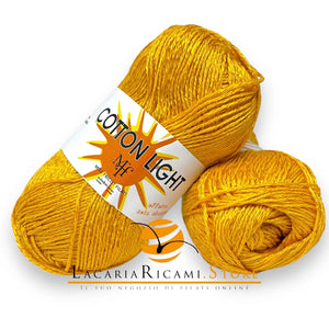COTONE Cotton Light "Effetto Seta" - Miss Tricot Filati 05 - SENAPE