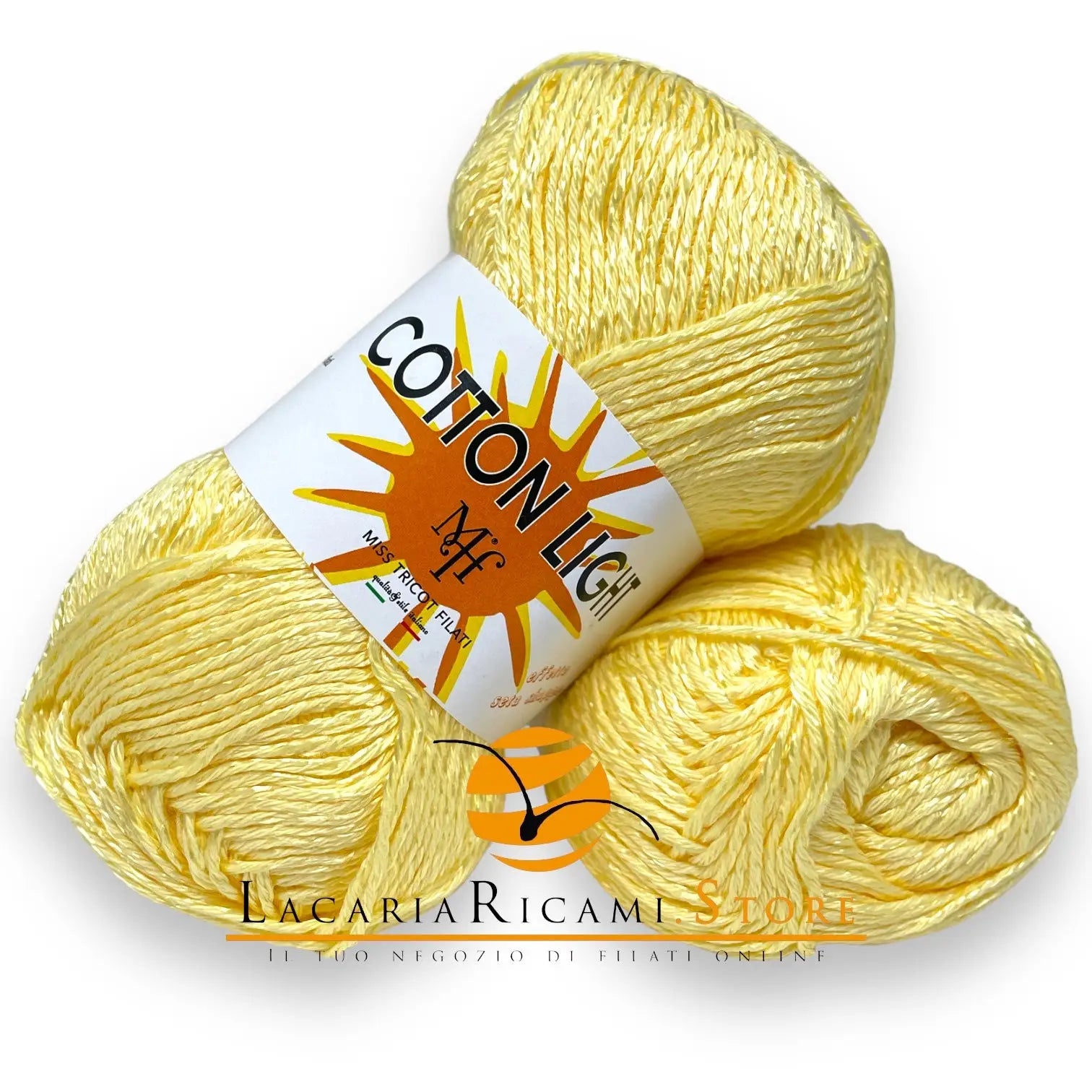 COTONE Cotton Light "Effetto Seta" - Miss Tricot Filati 06 - GIALLO
