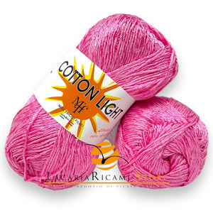 COTONE Cotton Light "Effetto Seta" - Miss Tricot Filati 12 - ROSA FORTE