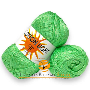 COTONE Cotton Light "Effetto Seta" - Miss Tricot Filati 19 - VERDE