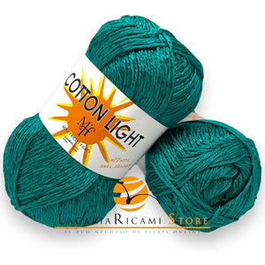 COTONE Cotton Light "Effetto Seta" - Miss Tricot Filati 20 - SMERALDO