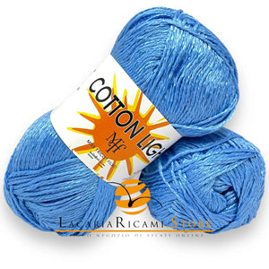 COTONE Cotton Light "Effetto Seta" - Miss Tricot Filati 24 - BLU