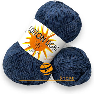 COTONE Cotton Light "Effetto Seta" - Miss Tricot Filati 26 - BLU NOTTE