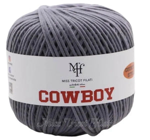 CORDINO CowBoy – Miss Tricot Filati 17 - GRIGIO MEDIO - LacariaRicami.Store