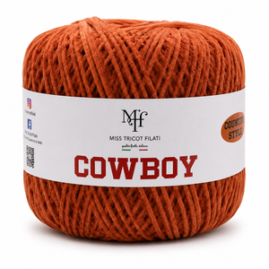 CORDINO CowBoy – Miss Tricot Filati - Colore: 11 - TERRACOTTA - by LacariaRicami.Store