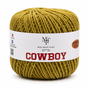 CORDINO CowBoy – Miss Tricot Filati - Colore: 07 - OLIO - by LacariaRicami.Store