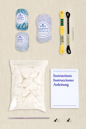 KIT Amigurumi Lumaca Sciatrice Intermedio - DMC - LacariaRicami.Store