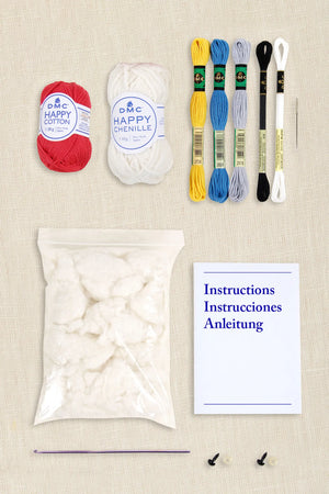 KIT Amigurumi Fungo giardiniere di Joanna Hateley - DMC - - LacariaRicami.Store