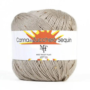 Viscosa CANNA DA ZUCCHERO SEQUIN - Miss Tricot Filati - - LacariaRicami.Store