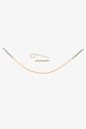 Ferri circolari Rose Gold Intercambiabili - DMC - Colore: Cavo per ferri intercambiabile - 13 cm - by LacariaRicami.Store