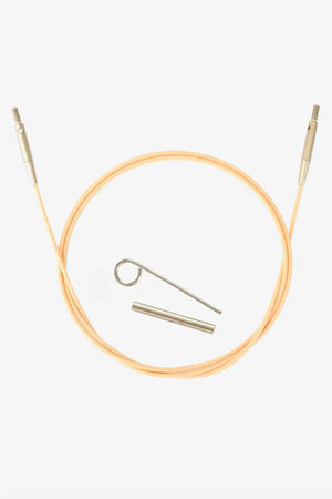 Ferri circolari Rose Gold Intercambiabili - DMC - Colore: Cavo per ferri intercambiabile - 60 cm - by LacariaRicami.Store
