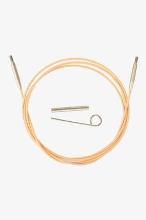 Ferri circolari Rose Gold Intercambiabili - DMC - Colore: Cavo per ferri intercambiabile - 80 cm - by LacariaRicami.Store