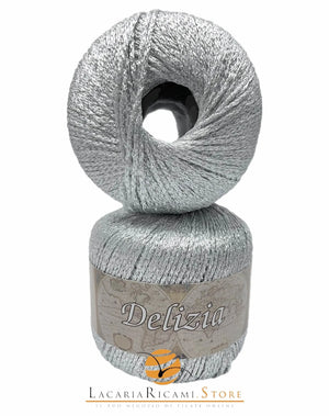 Cotone DELIZIA - Silke - 50 - ARGENTO/ARGENTO - LacariaRicami.Store