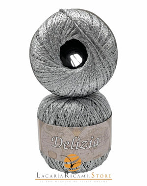 Cotone DELIZIA - Silke - 51 - GRIGIO/ARGENTO - LacariaRicami.Store
