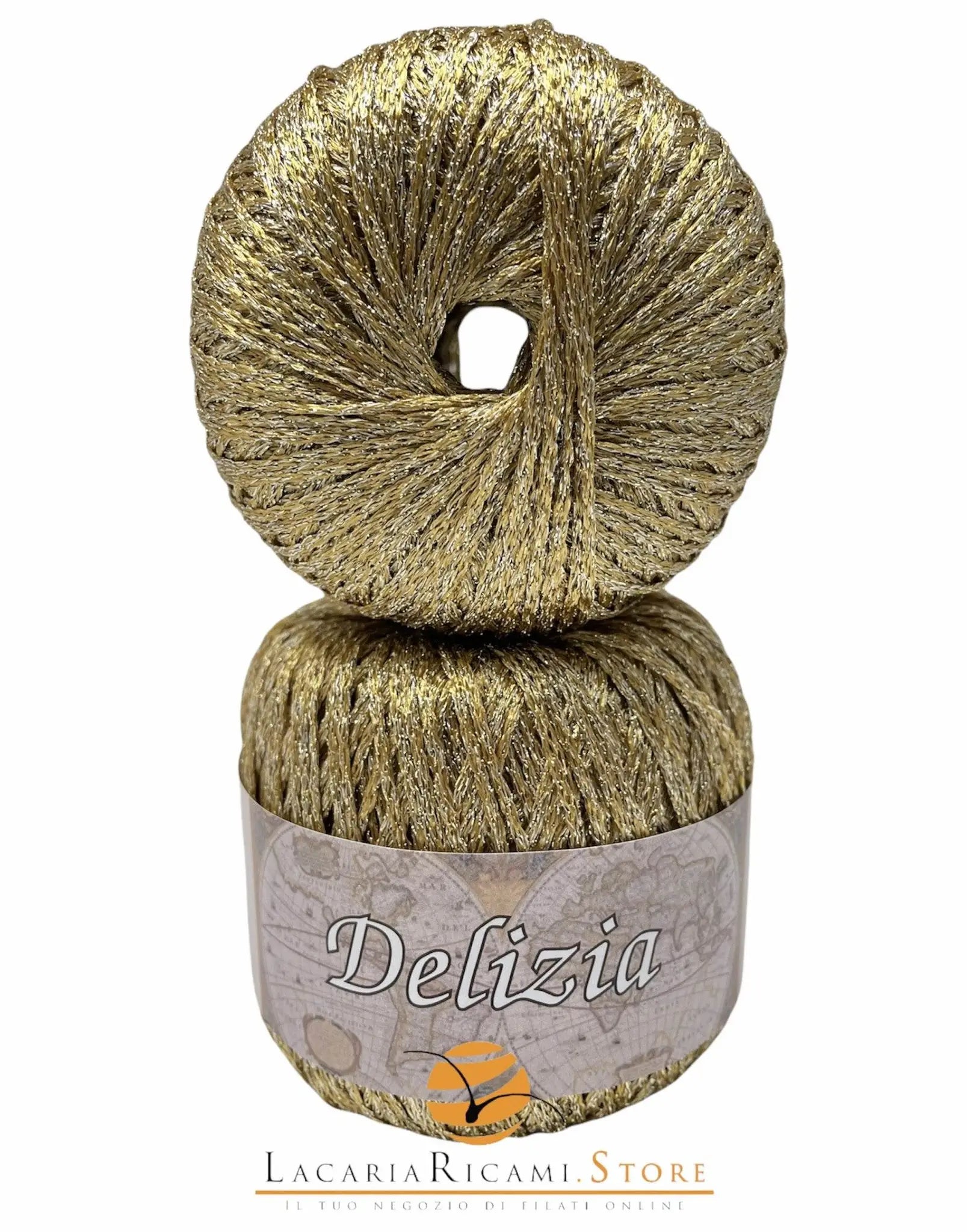 Cotone DELIZIA - Silke - 56 - ORO/ORO - LacariaRicami.Store