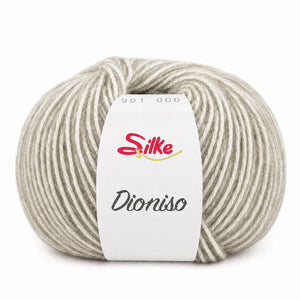 Lana DIONISO - Silke - Colore: 901 - PANNA GRIGIO MELANGE - by LacariaRicami.Store