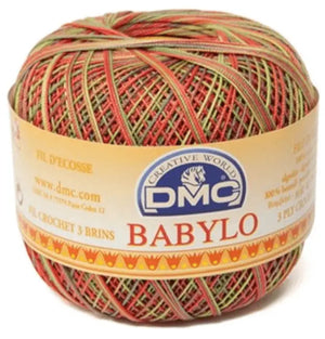 Filo di Scozia BABYLO MULTICOLOR N°10 - DMC | Filato Lussuoso - - LacariaRicami.Store
