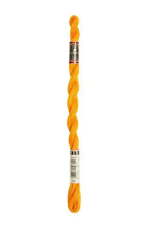COTONE PERLÉ SMALL - DMC - Colore: 8 S - 741 - by LacariaRicami.Store