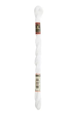 COTONE PERLÉ MÉDIUM - DMC - Colore: 5 M - BLANC - by LacariaRicami.Store