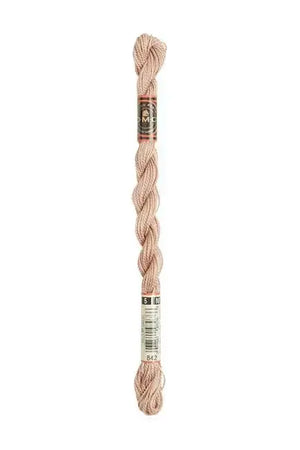 COTONE PERLÉ MÉDIUM - DMC - Colore: 5 M - 842 - by LacariaRicami.Store