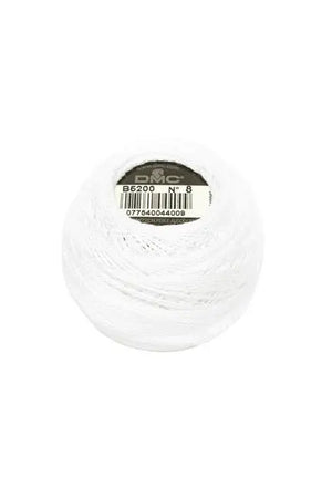 COTONE PERLE’ 12 S – DMC - Colore: B5200 - by LacariaRicami.Store