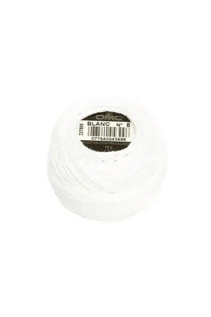 COTONE PERLE’ 12 S – DMC - Colore: BLANC - by LacariaRicami.Store