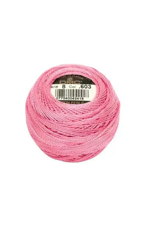 COTONE PERLE' 116-P/8 - 8 S - GOMITOLO - DMC - Colore: 603 - by LacariaRicami.Store