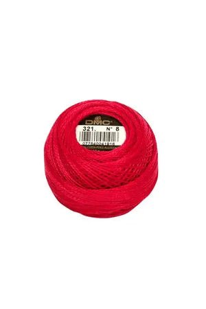 COTONE PERLE' 116-P/8 - 8 S - GOMITOLO - DMC - Colore: 321 - by LacariaRicami.Store