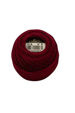 COTONE PERLE' 116-P/8 - 8 S - GOMITOLO - DMC - Colore: 815 - by LacariaRicami.Store