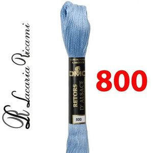 Matasse Retors D'Alsace 12 - DMC - Colore: 800 - by LacariaRicami.Store