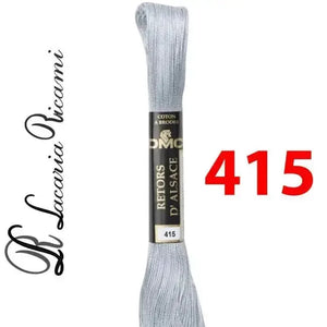 Matasse Retors D'Alsace 12 - DMC - Colore: 415 - by LacariaRicami.Store