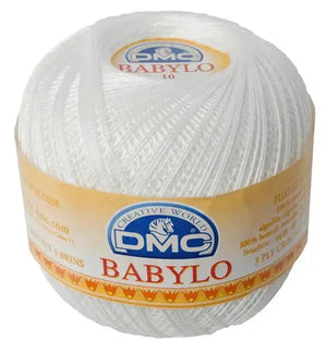 Filo di Scozia Babylo 40 - DMC - Colore: BLANC - by LacariaRicami.Store