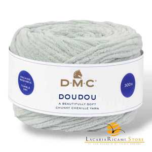 Ciniglia DOUDOU - DMC - Colore: 02 - BLU ACCIAIO - by LacariaRicami.Store