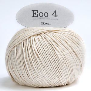 Cotone Cablé 4 - Silke - NAT - BIANCO COTONE - SOLO LAVATO - LacariaRicami.Store