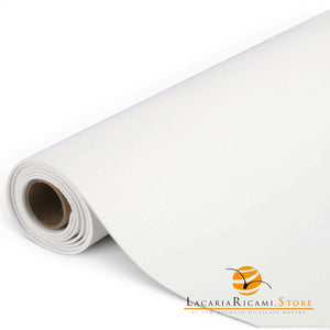Foglio Ecopelle – Rotolo 45×100 cm | MAF Accessories - Colore: 13597-05J - LISCIO BIANCO - by LacariaRicami.Store